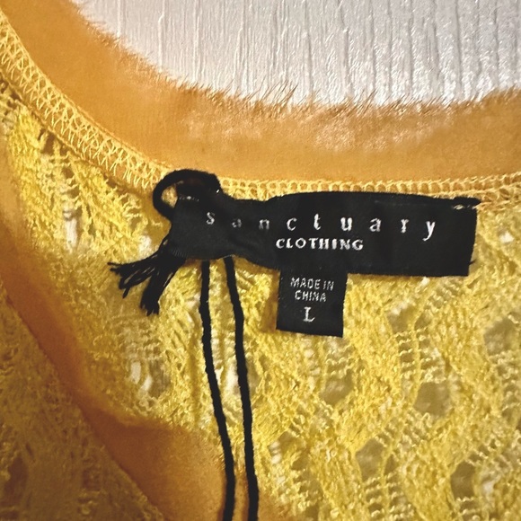 Make Offer ⭐️ Theory - Sanctuary by Theory Mesh Summer Tank Sz Large - Picture 2 of 3